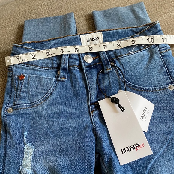 Hudson Jeans - Skinny Roll Cuff Crop Jeans - Picture 7 of 10